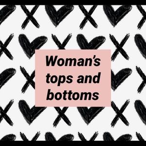 Woman’s tops and bottoms